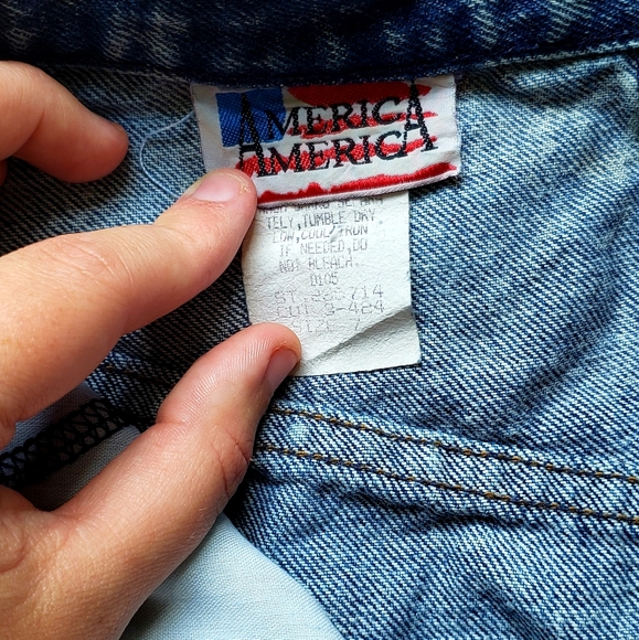 Vintage acid wash skirt - Picture 3 of 3